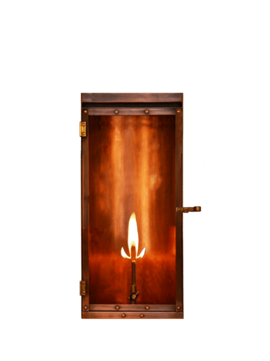 Elegant Luna Gas or Electric Wall Lantern by The CopperSmith